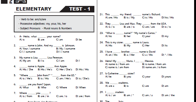 English test with answer. Тест английский язык уровень a2 (Elementary). Elementary Test 4 Key ответы. Test English Elementary ответы. Задания уровня Elementary.