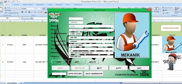 Cara Sederhana Input Data Siswa Beserta Foto Di Userform Vba Excel Berbagi Informasi