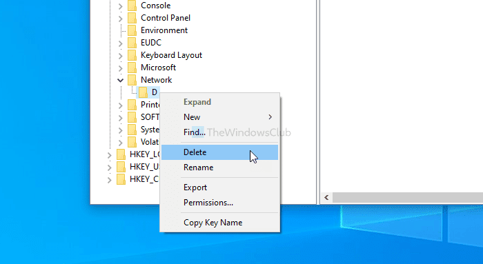 ไม่สามารถแมปไดรฟ์เครือข่ายใน Windows 10