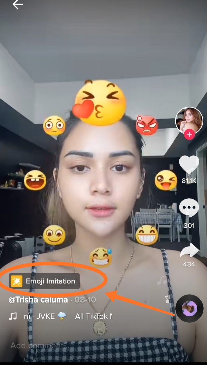 Emoji Imitation TikTok Filter How to get emoji imitation Tiktok on