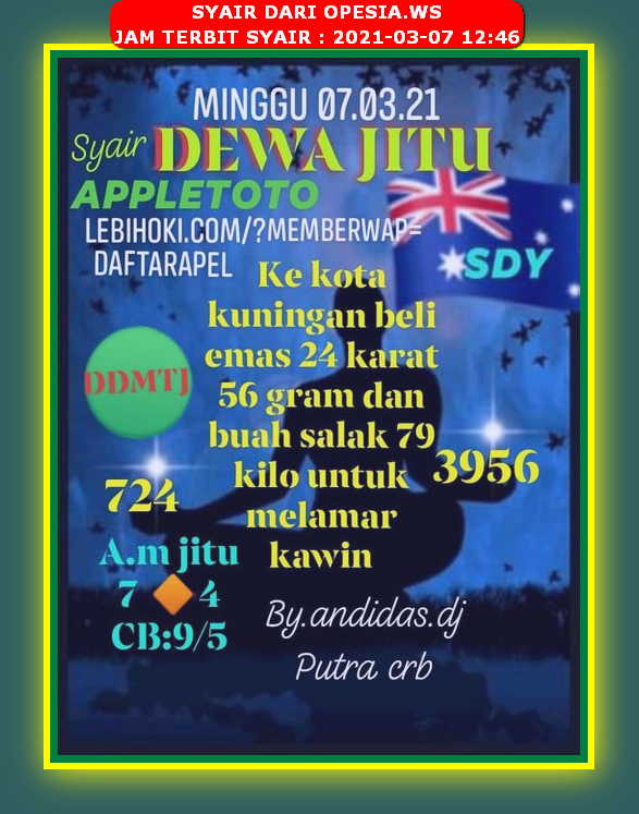 PREDIKSI SIDNEY
