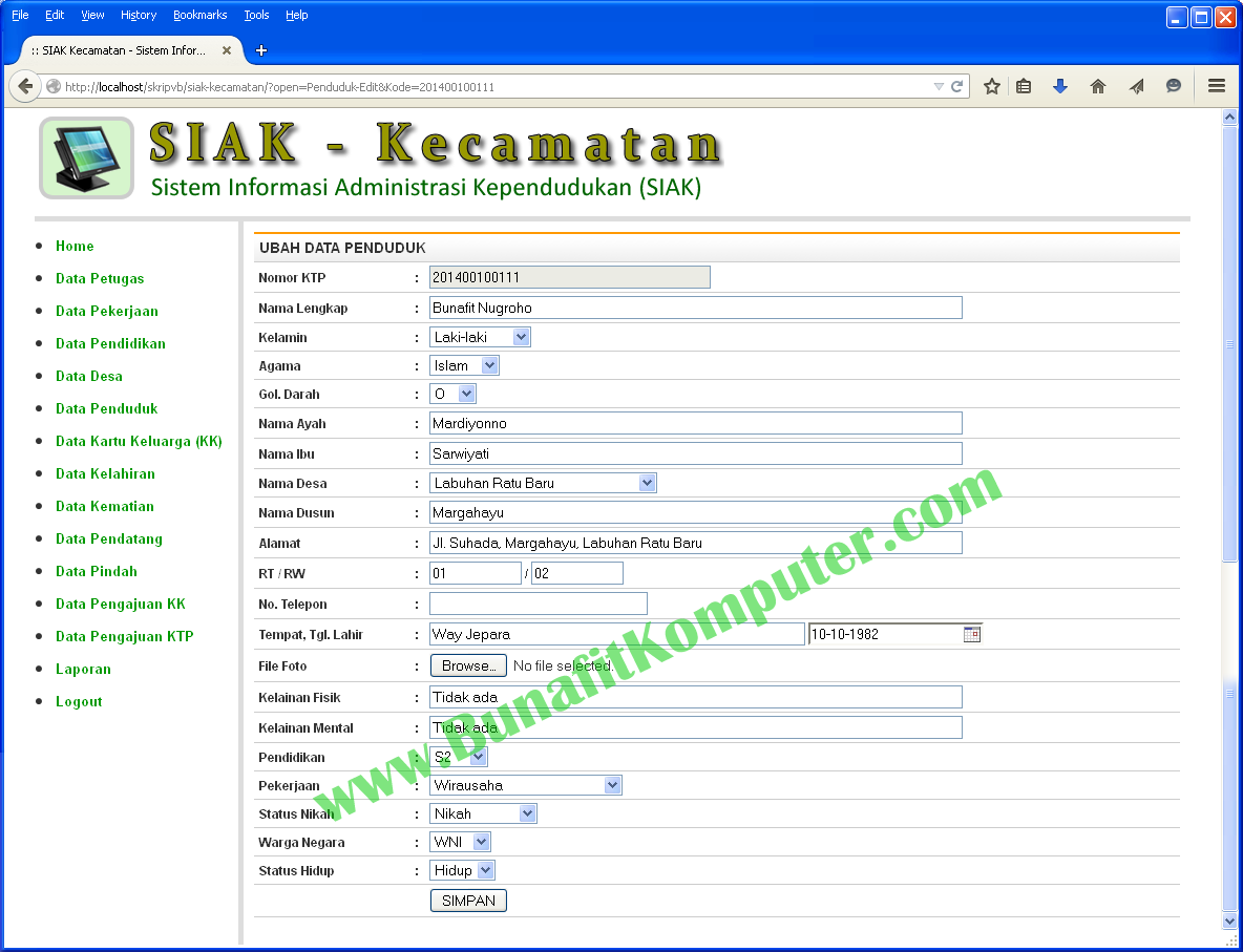 Skripsi Sistem Informasi Desa Berbasis Web Ide Judul Skripsi Universitas