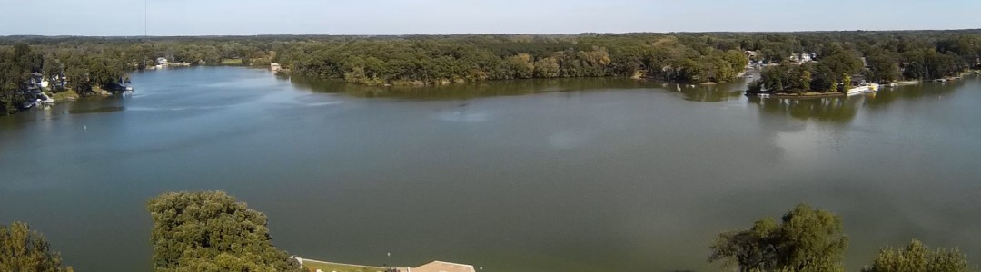 Aerial View of the Lake we are on