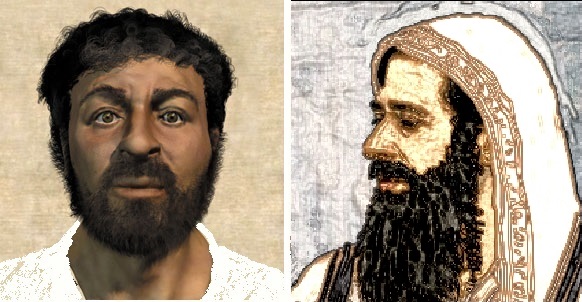 Jewish Jesus - Art Exhibit: The Real Face Of Jesus ? (Re-paint ...