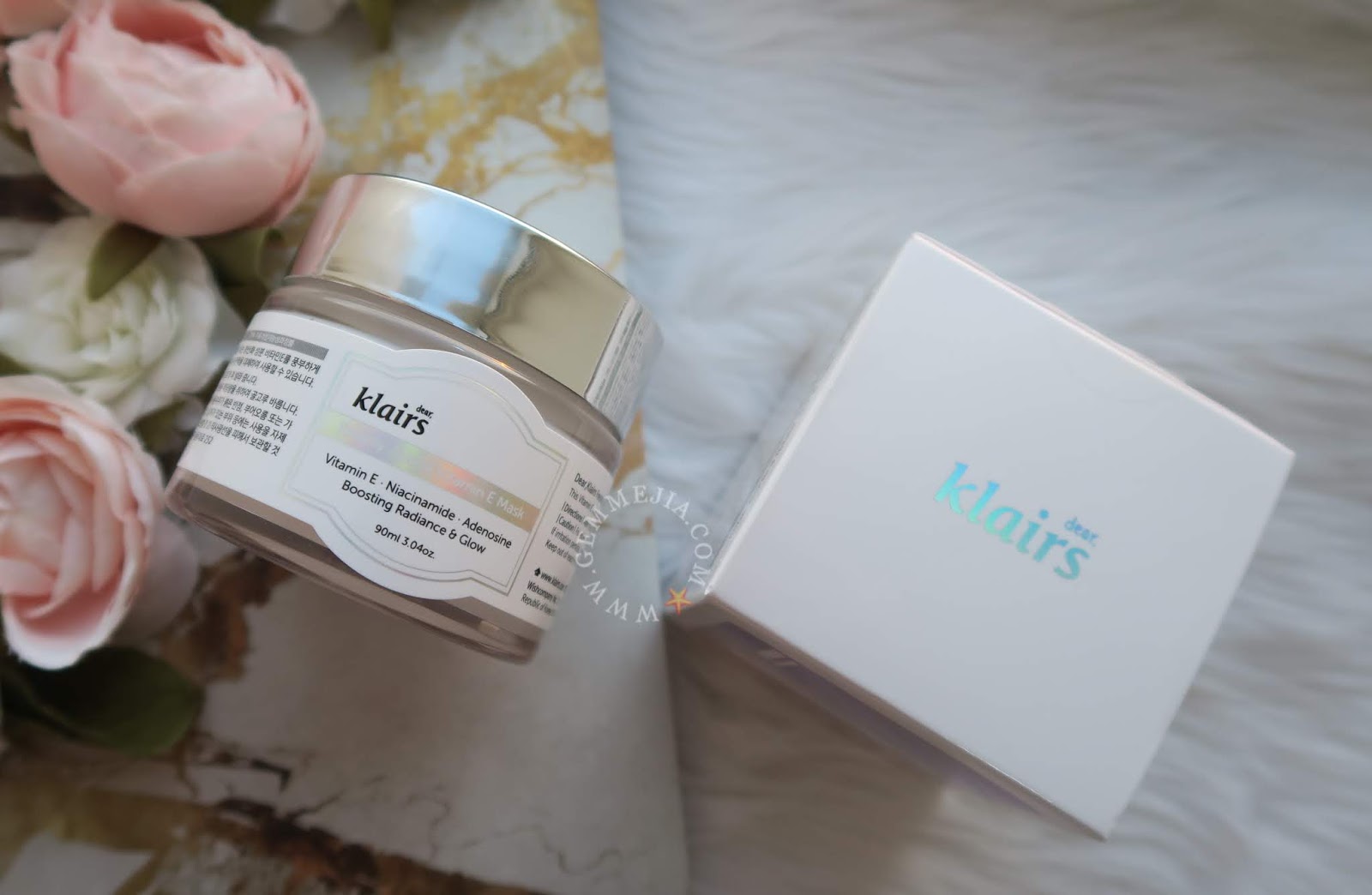 Download Klairs Freshly Juiced Vitamin E Mask Gemmybear PSD Mockup Templates