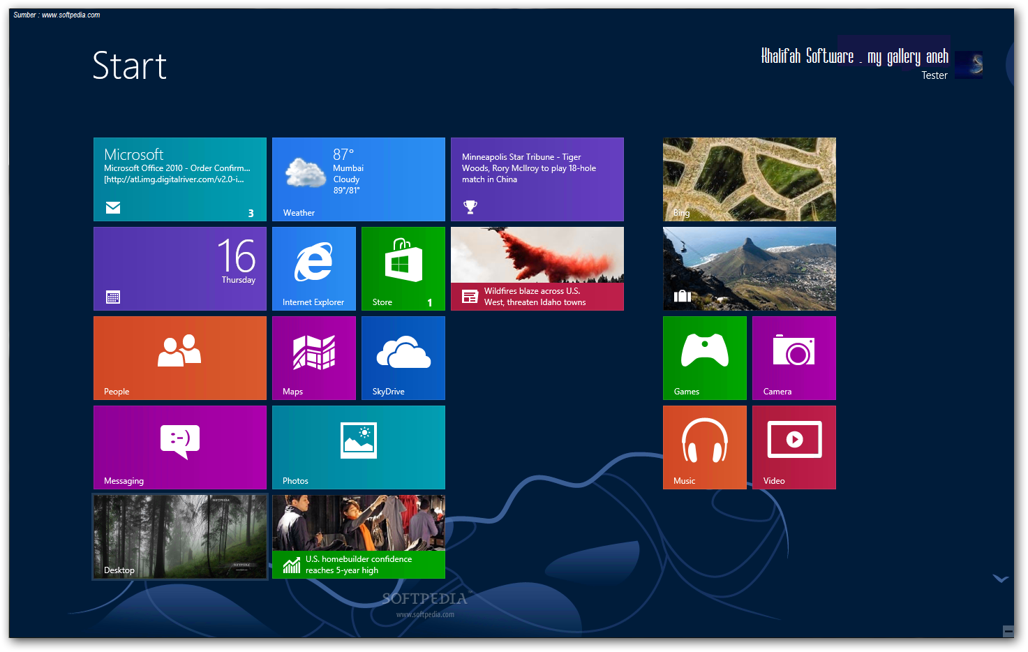 Windows 8 RTM Build 9200 / 8.1 ~ My Gallery Aneh