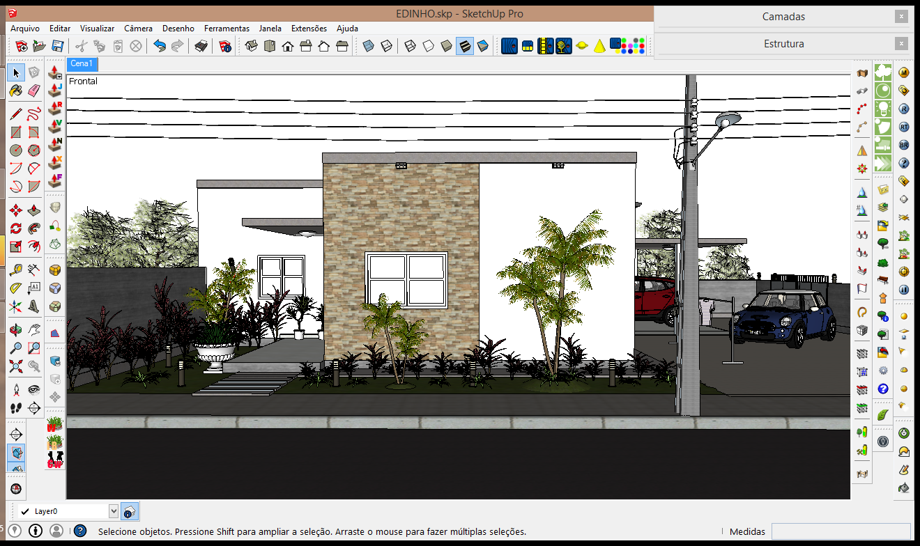 texturas no SketchUp