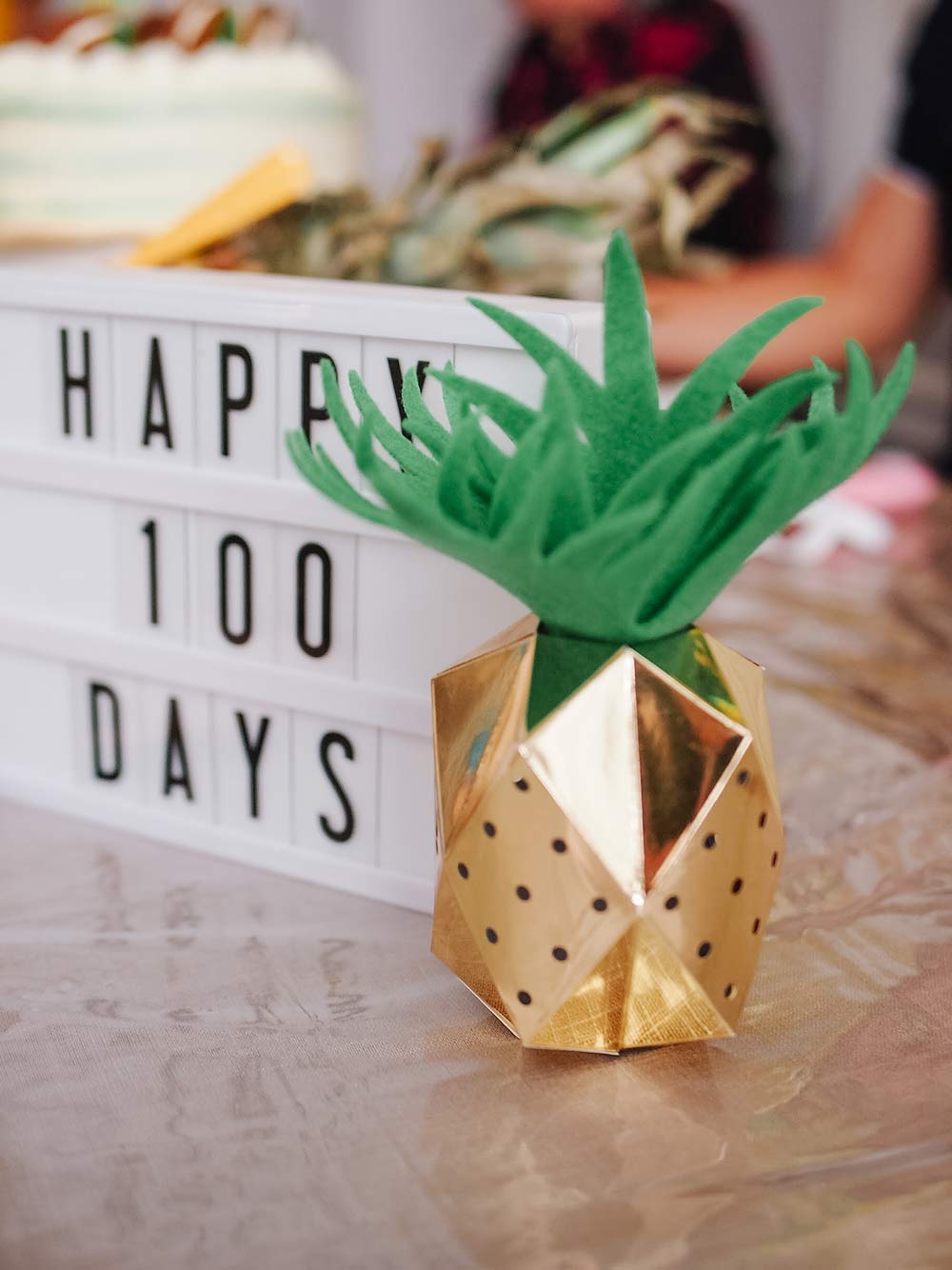 Party like a Golden Pineapple! (DIY party decor)