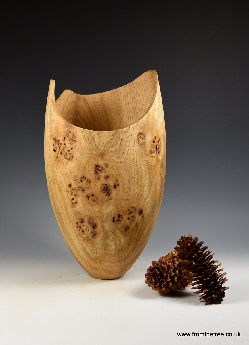 FromTheTree Woodturning by Watkins new oak vase/vessels