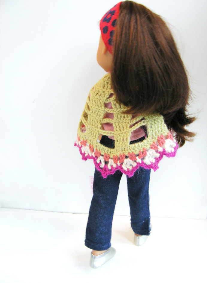 * Poupées Cheries Dolls * Open Spaces Chéries New crochet doll SHAWL