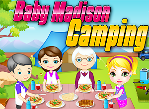 Baby Madison Camping
