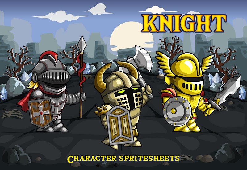 2D Oyun Yapabilmek için Knight Karakter Sprites