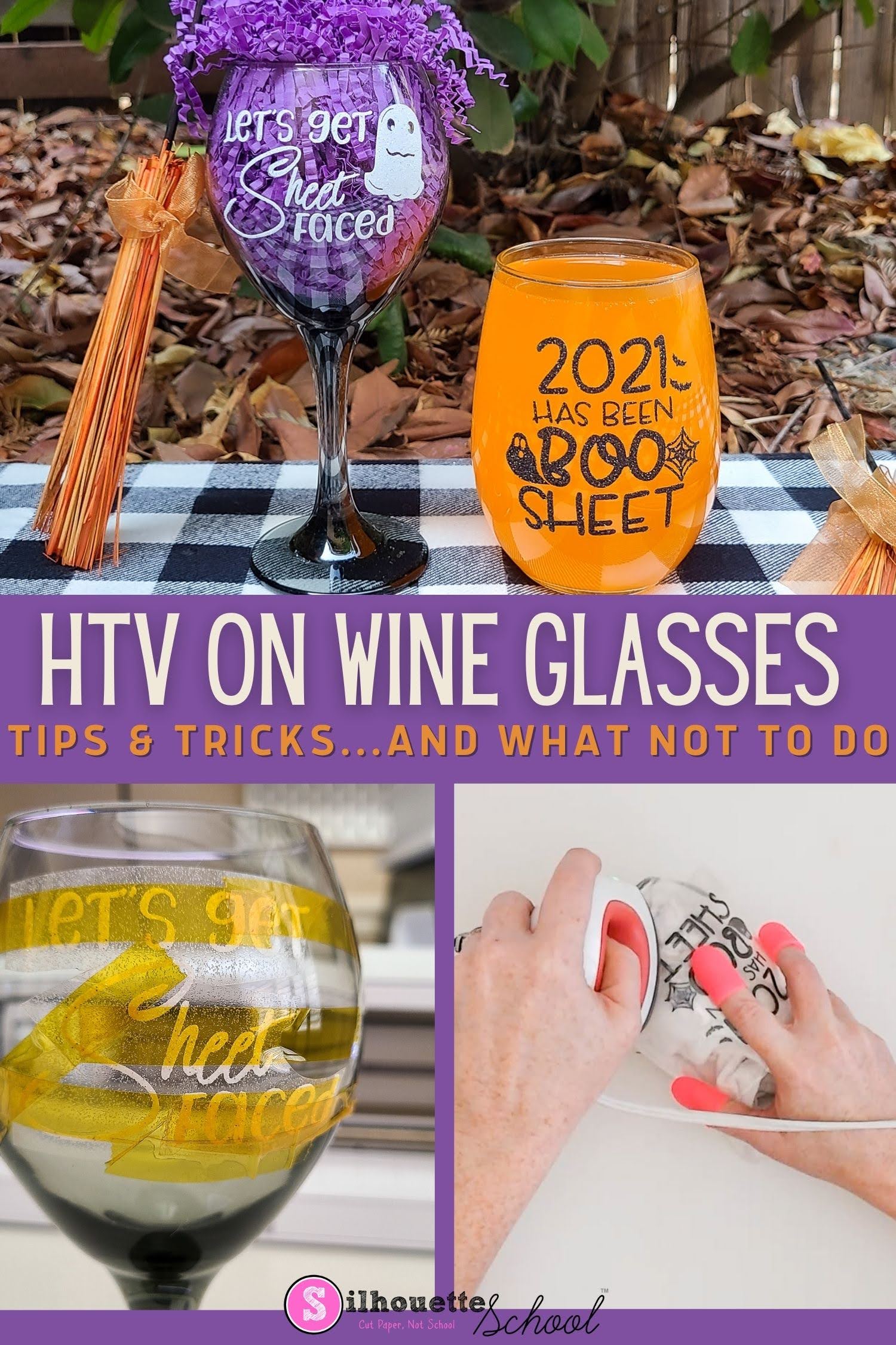 How to Apply HTV to a Wine GlassAnd Is it Dishwasher Safe?! - Silhouette  School