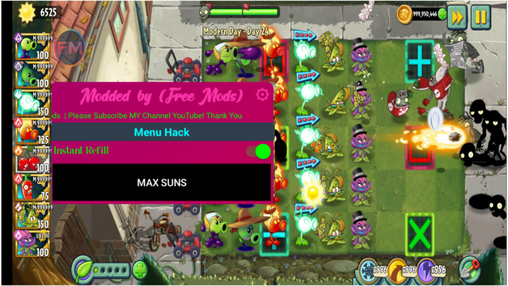 Plants vs. Zombies 2 8.7.3 Mod Menu Apk + Obb for Android