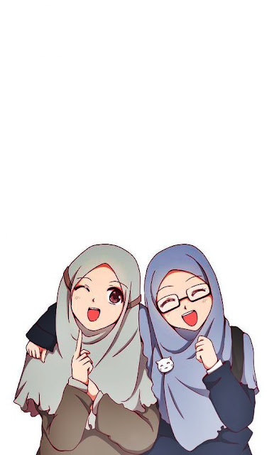 Gambar animasi muslimah sahabat