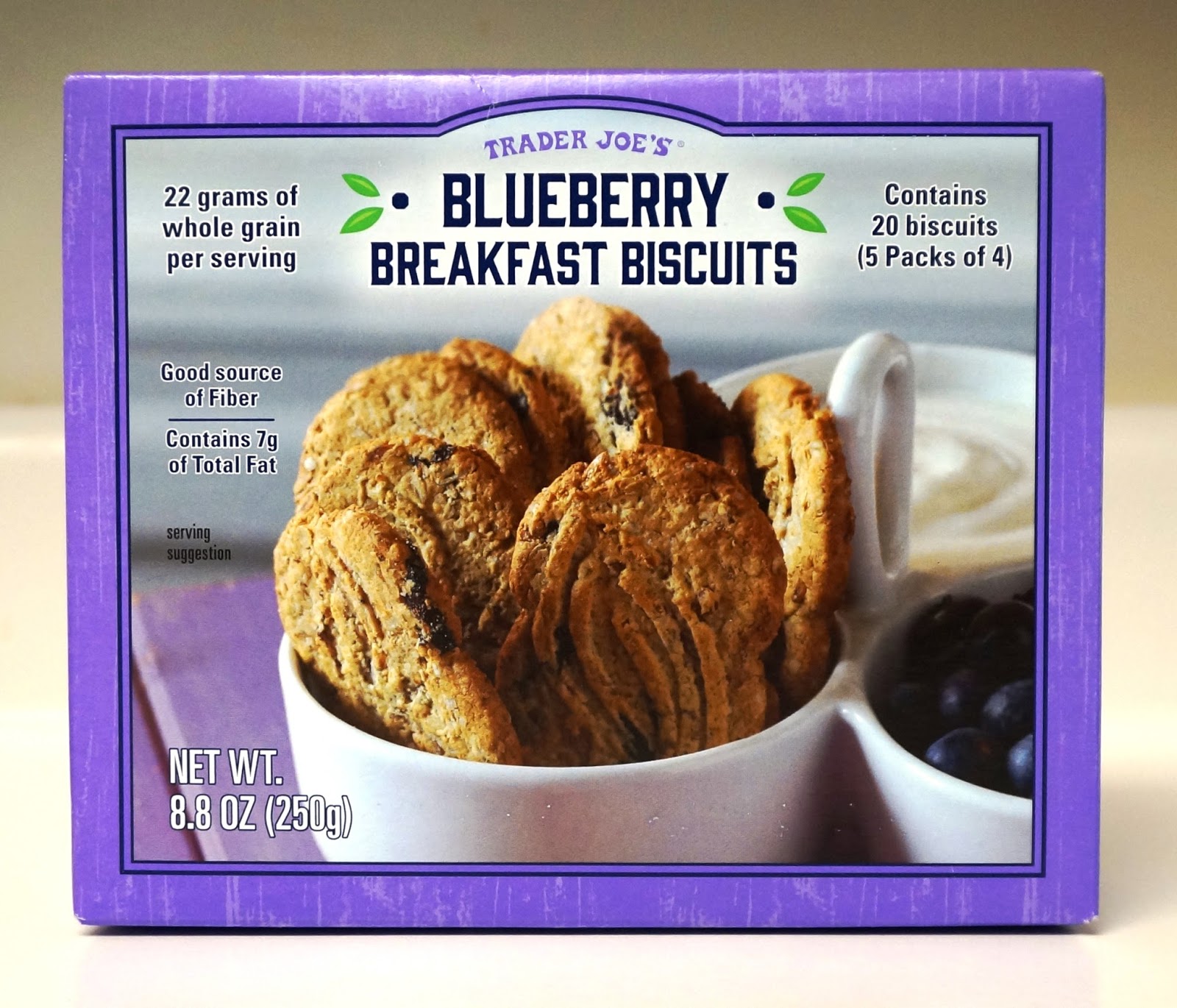 Exploring Trader Joe's Trader Joe's Blueberry Breakfast Biscuits