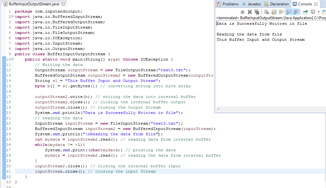 Teach Me How To program: input and output stream - input and output (I/O)