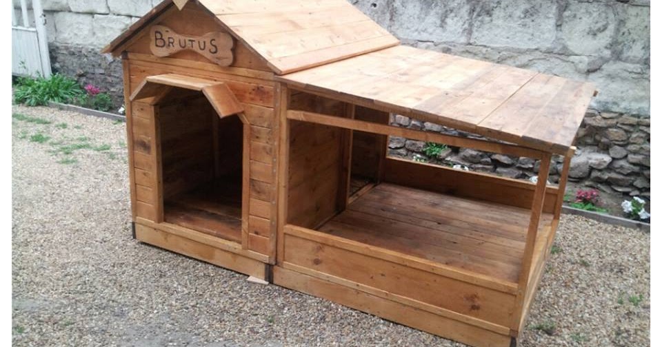 A Little Bit of This, That, and Everything Dog House Made From Pallets