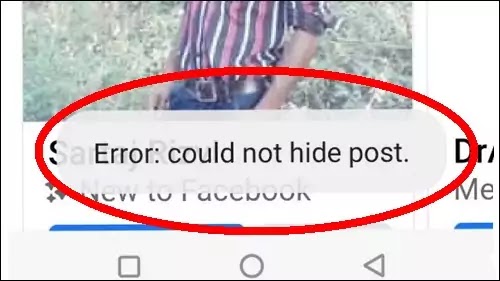 How To Fix Error: Could Not Hide Post Facebook Problem Solved