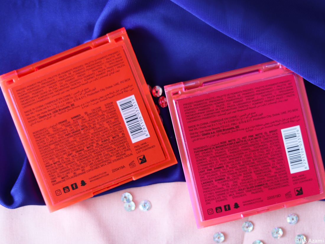 Huda Beauty | Neon Obsessions Eyeshadow Palettes Review & Swatches - It's Azami Paris London Beauty Blogger Youtuber Makeup Artist Fashion - Avis Huda Beauty | Neon Obsessions Eyeshadow Palettes Review & Swatches - It's Azami Paris London Beauty Blogger Youtuber Makeup Artist Fashion - Avis