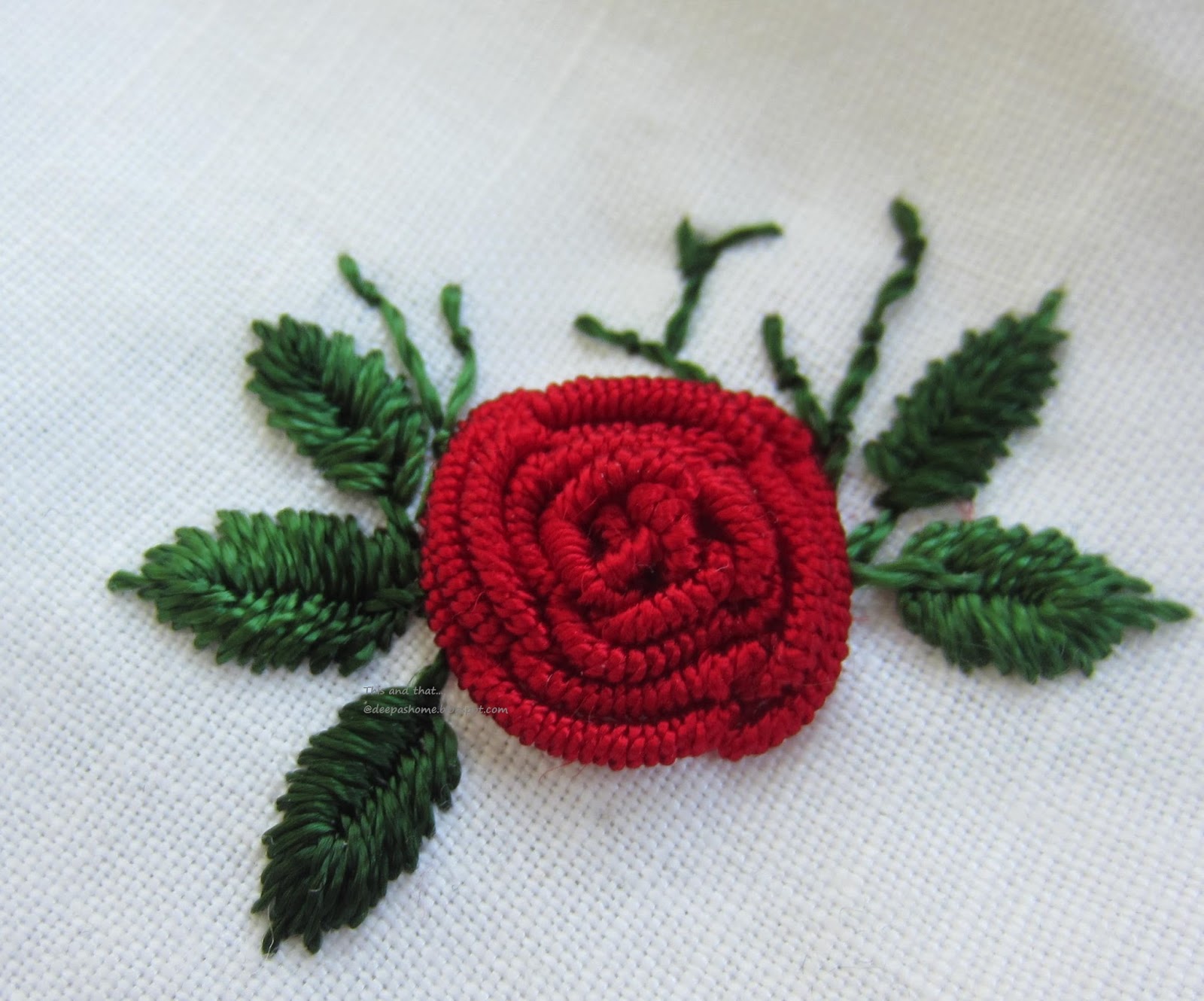 Bullion rose and some repair work..