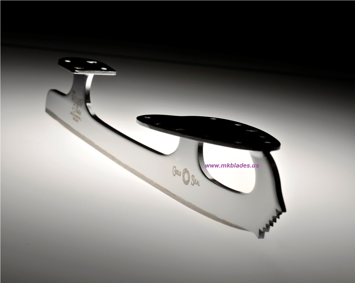 John Wilson and MK Ice Skating Blades Gold Seal