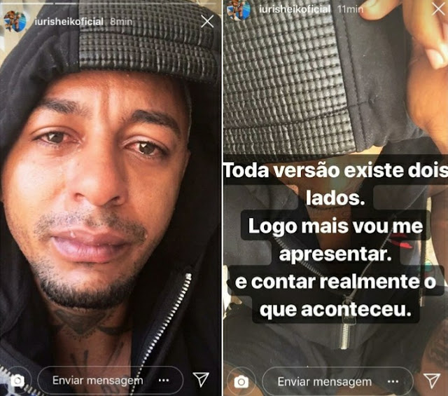 'Logo vou me apresentar e contar realmente o que aconteceu', diz Iuri Sheik