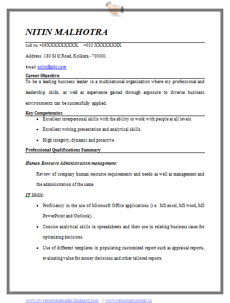 over 10000 cv and resume samples with free download  bba resume example