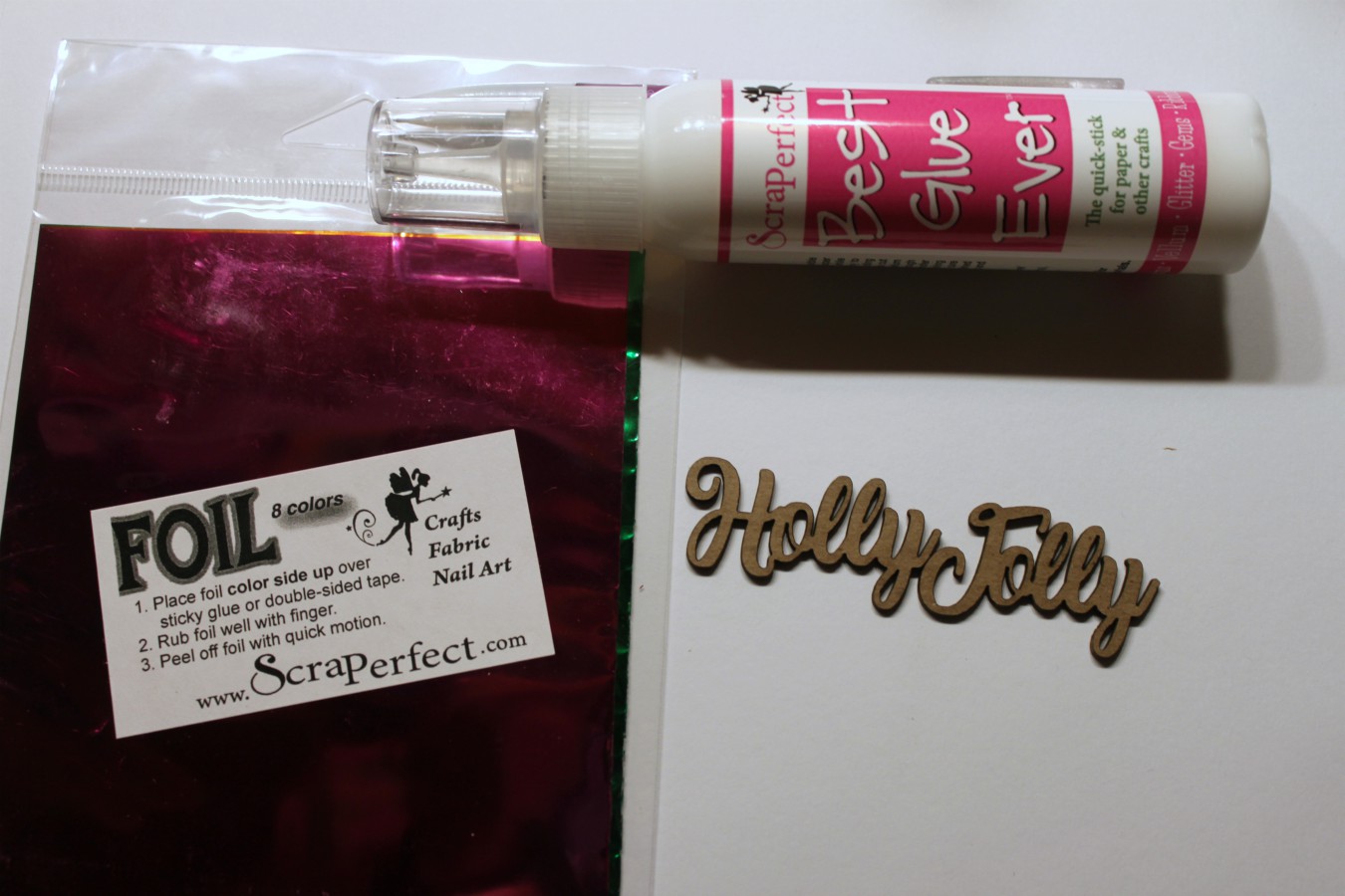 ScraPerfect How To Add Foil To Chipboard