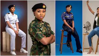 Nigerian lady who dumped journalism to become naval officer shares experience (Read)