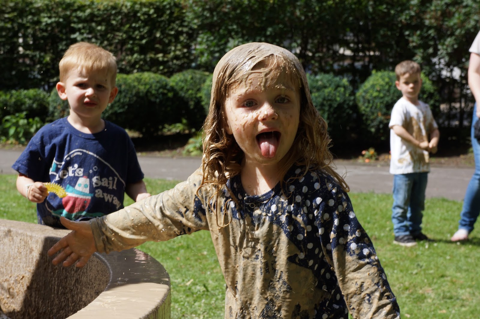 The adventures of a toddler in a mud volcano | Wave to Mummy