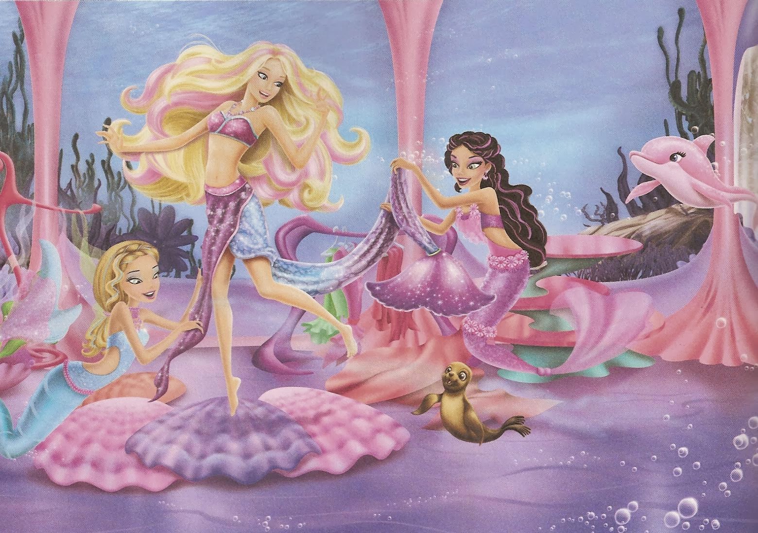 Gambar Rumah Istana Barbie Xy Kartun Lucu Wallpaper Keren