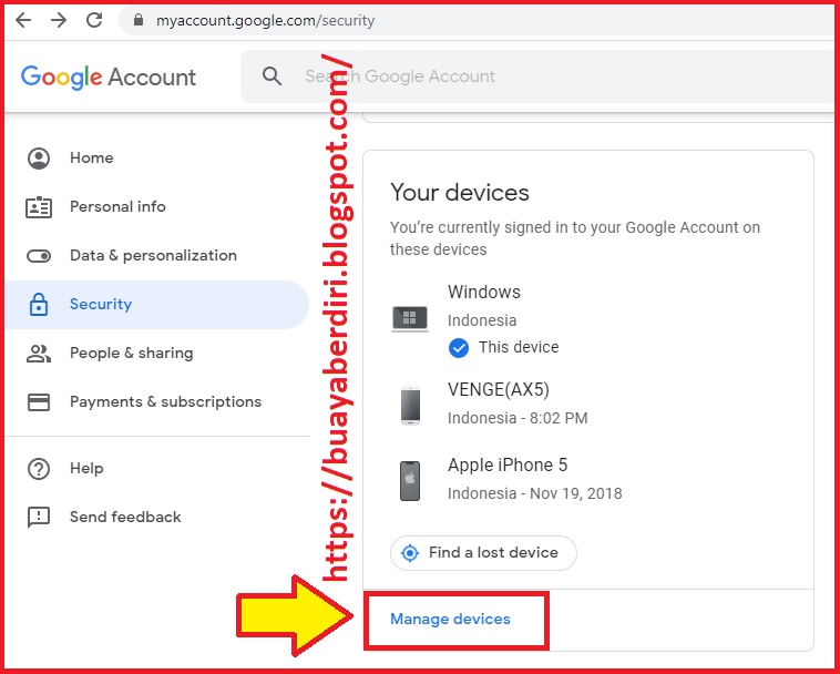 Cara melihat perangkat lain yang login ke akun google kamu