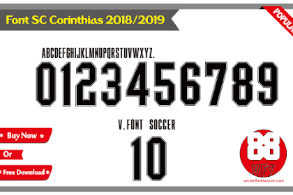 Font Vector SC Corinthians 2018