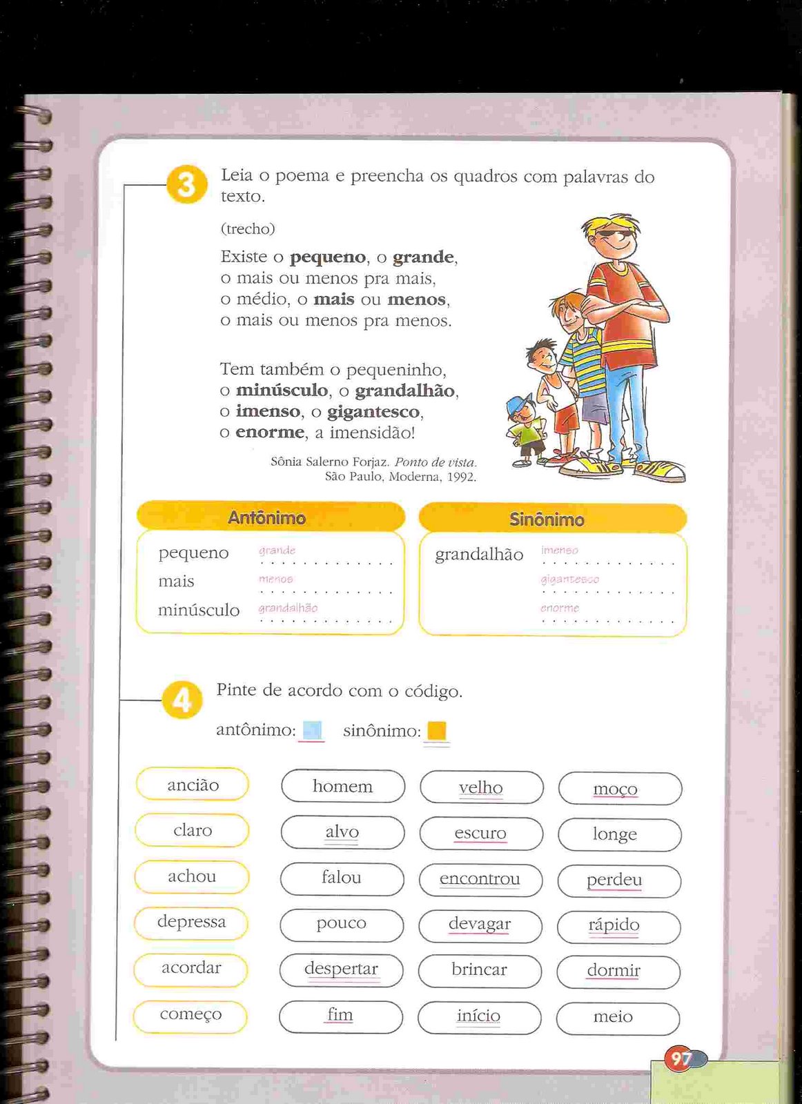 Docentemente Descobrindo a gramática 3º ano