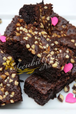 Brownies SUPER FUDGY  Luahan Kasih Sayang Dalam Masakan