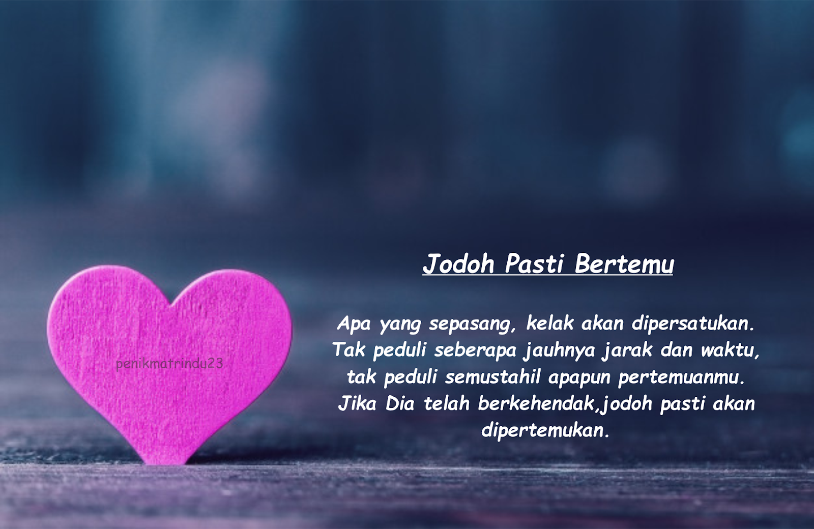Kata Kata Mutiara tentang Jodoh - Penikmat Rindu