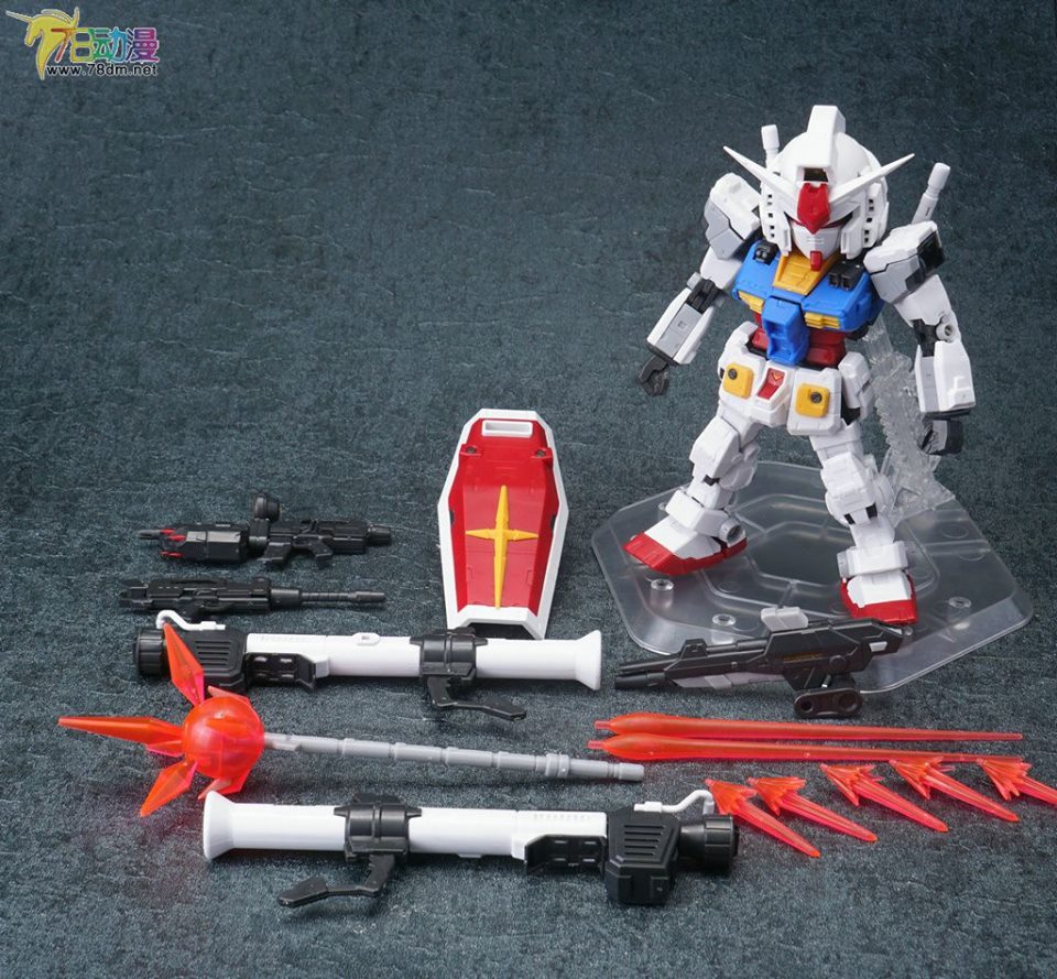 Suntoys SD MG RX782 Gundam Sample Build and Size Comparison