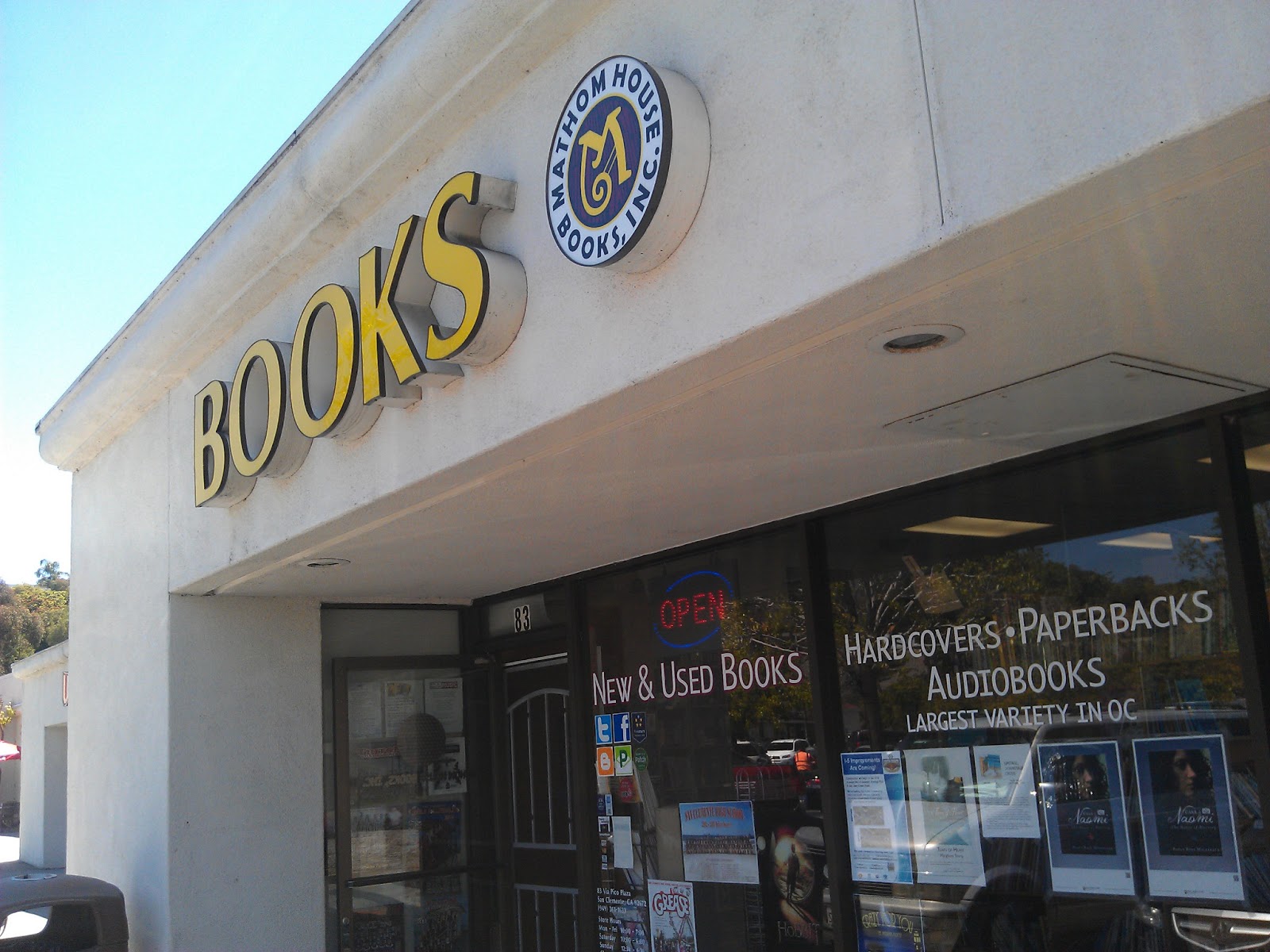 Captivated Reader Mathom House Books in San Clemente, California
