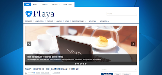 Playa Blogger Template is a Clean And Simple Wordpress To Blogger Converted Free PRemium Blogger Template