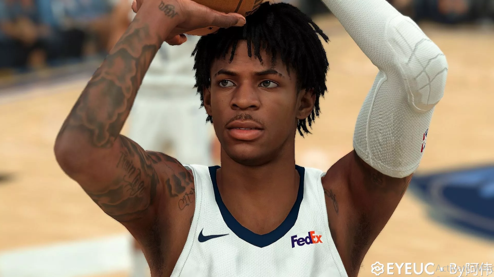 Ja Morant HD Face and Body Model By Awei [FOR 2K20] NBA