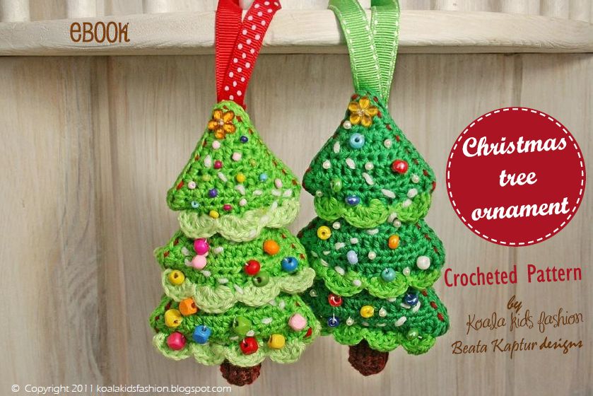 cute crochet christmas tree decoration right in time for holidays this ...