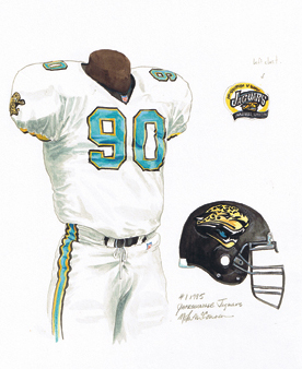Pro Football Journal: Panthers and Jaguars Uniform Near Misses - 1995