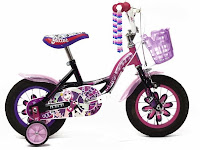 Sepeda Anak Wimcycle Glitter 12 Inci
