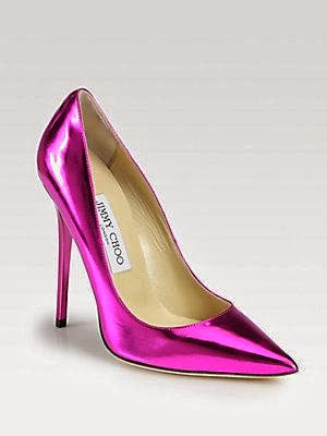 High heel purple shoeos College Fashion