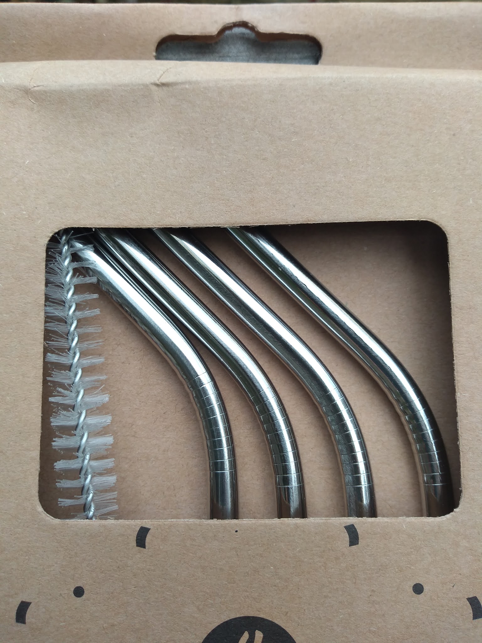 Reusable Stainless Steel and Glass Straws from Poundland