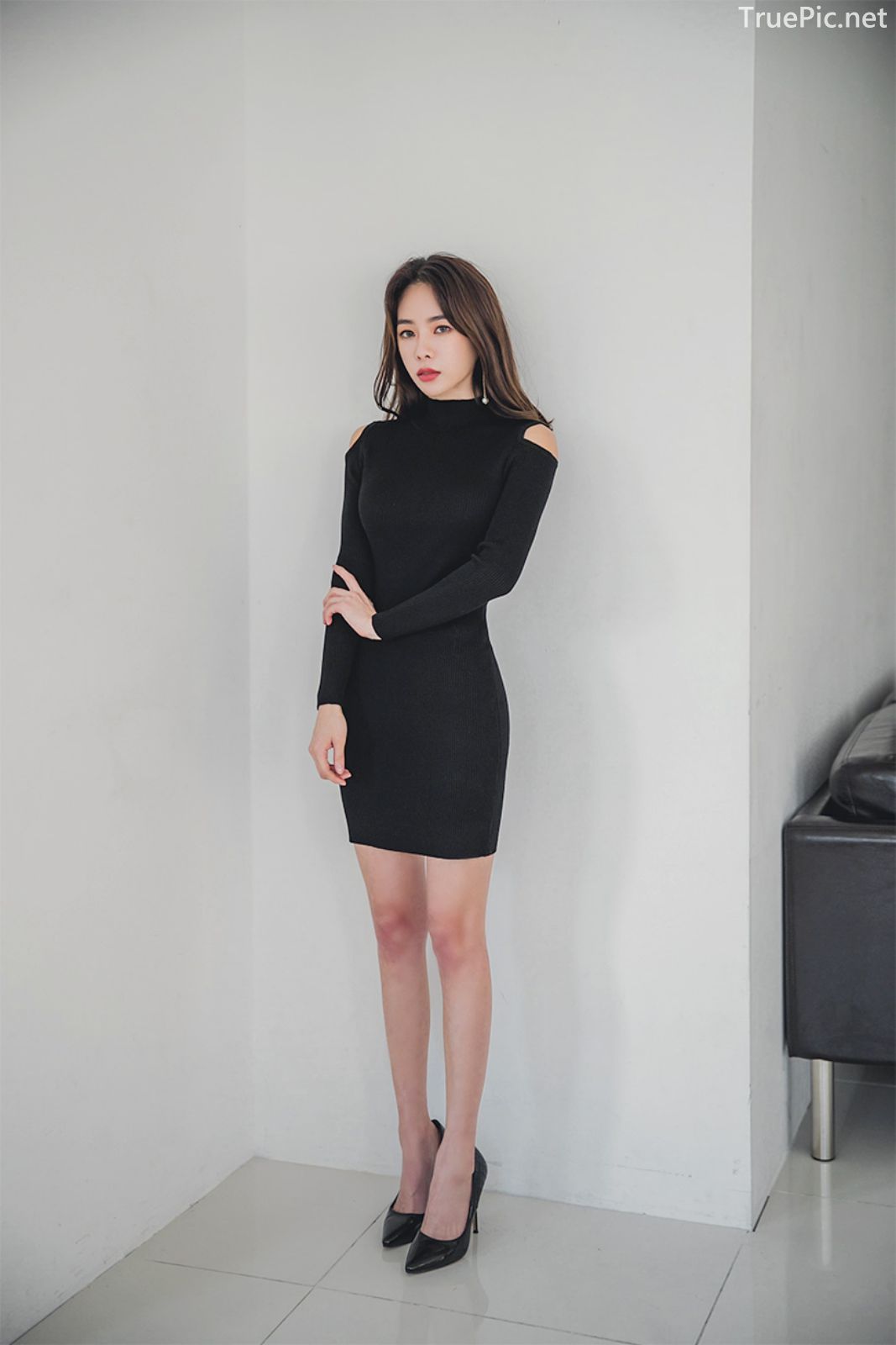 Korean fashion model - An Seo Rin - Woolen office dress collection - TruePic.net - Picture 10