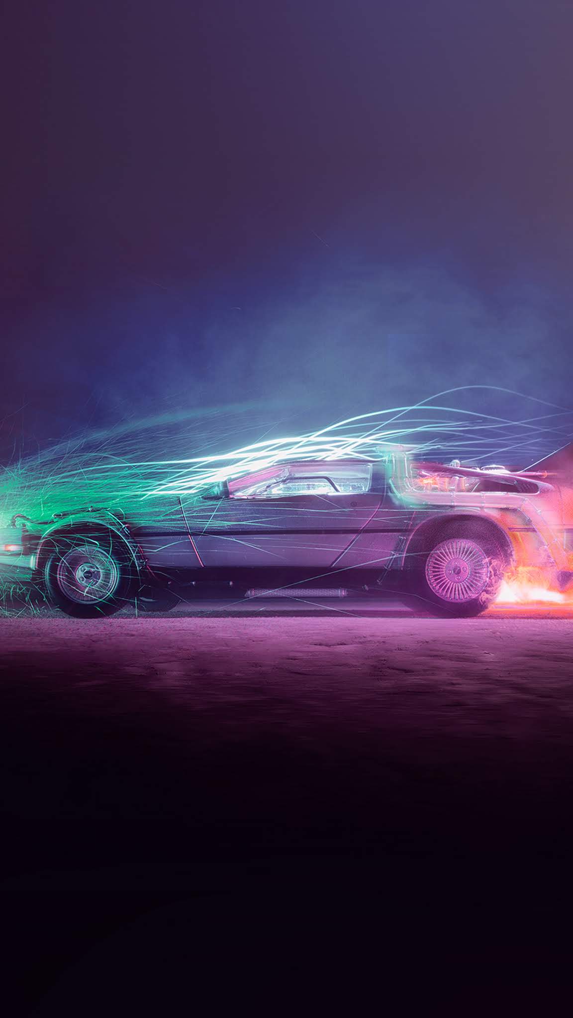 Back To The Future Car Iphone Wallpaper