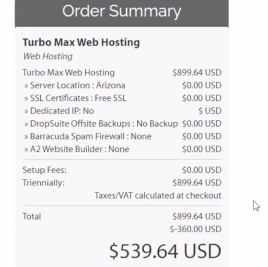 turbo max plan total price