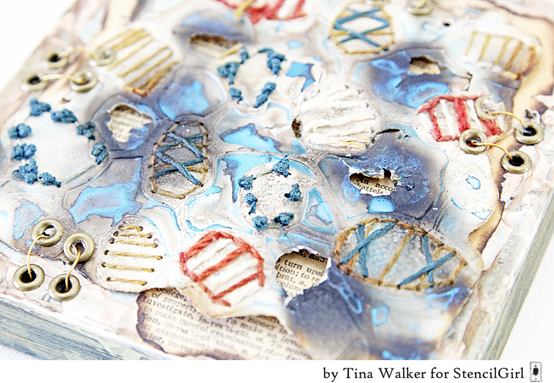 StencilGirl Talk Get Dimensional with Stencils and Resin, a mixed